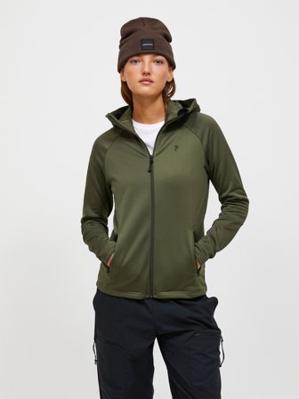 Rider Essentials Midlayer Zip Hood Women