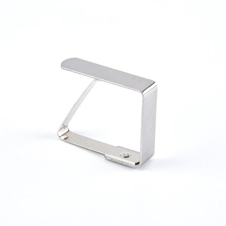 Dukklede klips Sett med 8 rustfrie ståldukklede klips