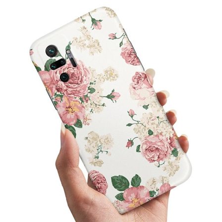 Xiaomi Redmi Note 10 Pro - Skal/Mobilskal Retro Blommor