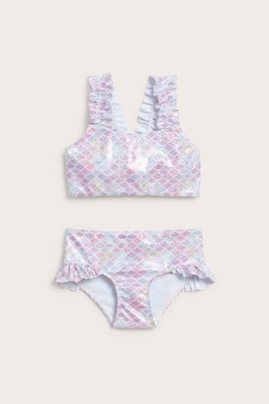 Kappahl | Havfruemønstret bikini | Lyselilla