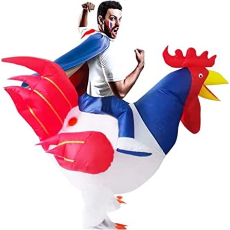 Original Cup Uppblåsbar Dräkt - Polyester, Ovanlig, Premium Kvalitet, Vuxenstorlek, Bekväm att bära, Tålig, Inflationssystem Ingår