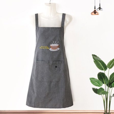Kvinner Overall Forkle Kjøkkenforklær GRÅ