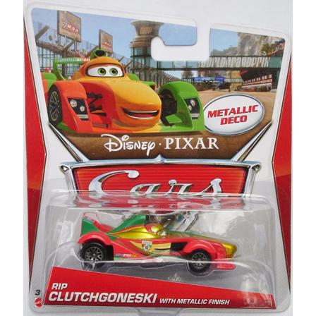Disney Cars 2 - Rip Clutchgoneski Med Gold Metallic Finish
