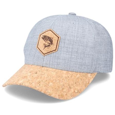Hunter - Harmaa adjustable Lippis - Trout Patch Heather Grey/Cork Adjustable @ Hatstore