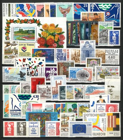 Frankrig - Årgang 1994 - Postfrisk