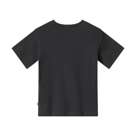 WHEAT Rib T-Shirt Short Sleeve Fabian 2-pak Navy Str 104/4 år, Tøj & Bolig, Børnetøj, Børneundertrøjer