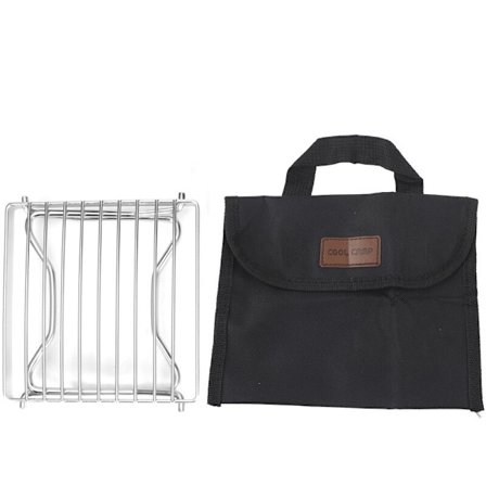 BBQ Grill Galler Vikbar Bärbar Rostfritt Stål Grill Galler för Utomhus Picknick Fester