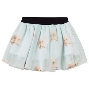 Caroline Bosmans Blue Egg Print Mini Skirt 8 Years - Skirts - 8 years - Blue