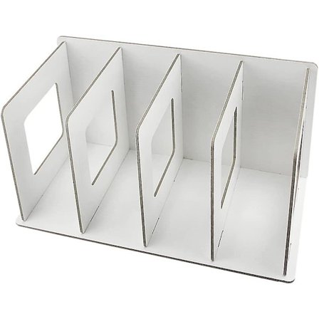 Kirjahyllyt, Lehtiteline, Seisova Teline, Puinen Lokerolaatikko