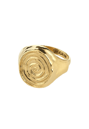 Pilgrim AIR ring gold-plated Smycken & klockor Dam Guld ONESIZE