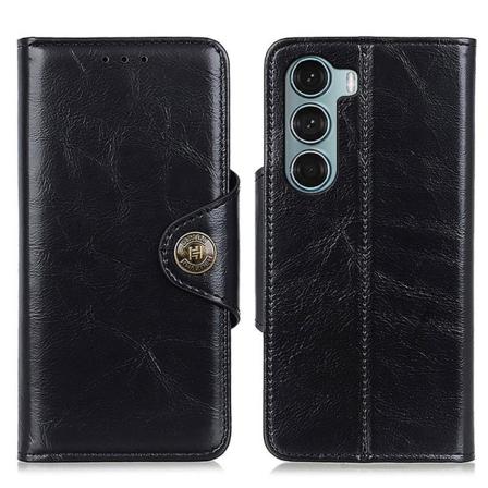 Khazneh Motorola Moto G200 Fodral Retro Svart