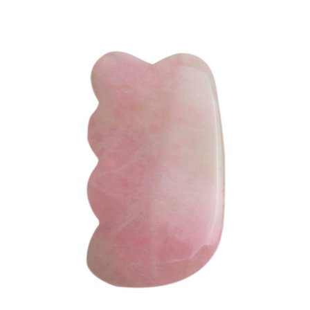 Naturlig Rosakvarts Massagesten - Ansikts Spa Verktyg