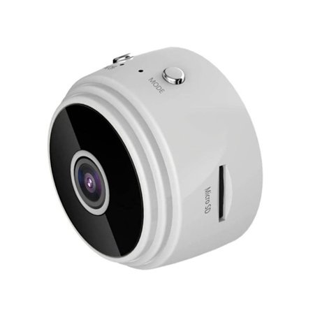 Trådlös dold kamera 1080P HD med mörkerseende och rörelsedetektering, vit YEMAESRE