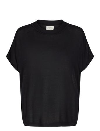 Nudarlene Pullover Tops Knitwear Jumpers Black Nümph