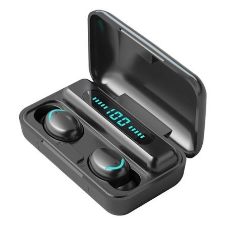 Trådløse øretelefoner, Bluetooth 5.1 Hodetelefoner Trådløse Svart