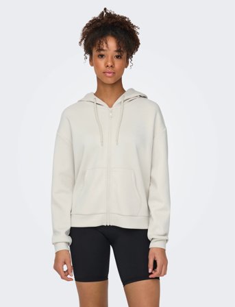 Only Play Onplounge Life Hood Fz Ls Swt Noos - Cream - S