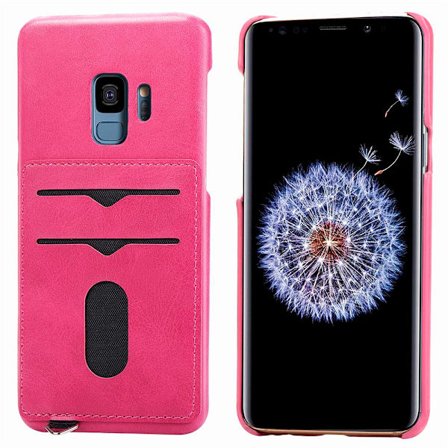 NYHET! Skal med Korthållare - Samsung Galaxy S9 (Vintage-Mark)