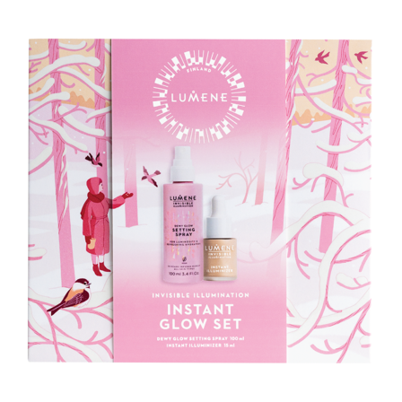 Lumene Invisible Illumination Instant Glow Set, 1 sett