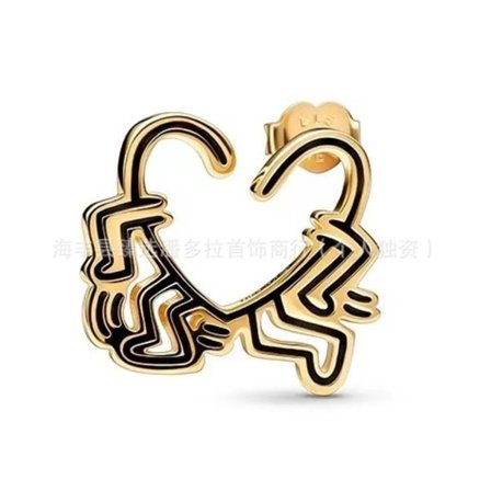 Hvide kobberbelagte sølv stedmoderblomst blå sommerfugl rosaguld sol og måne øreringe øreringe gave