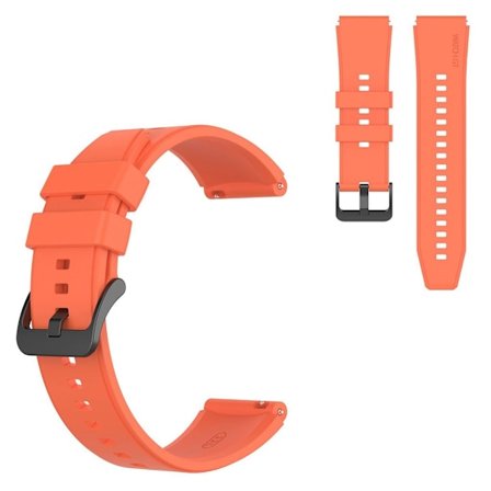 22 mm universal klockarmband i silikon - Orange