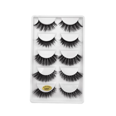 Lösögonfransar i 3D-Minkhår (5-par) från Kabuki-Minerals