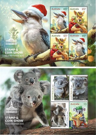 Australien - Brisbane Stamp Show - Postfriske miniark