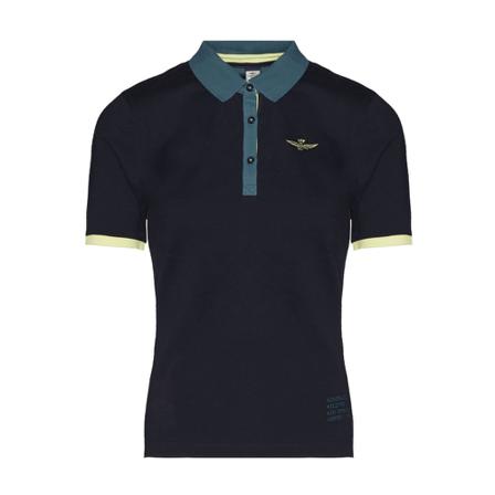 Aeronautica Militare Polo Shirts , Blauw , Dames , Maat: M