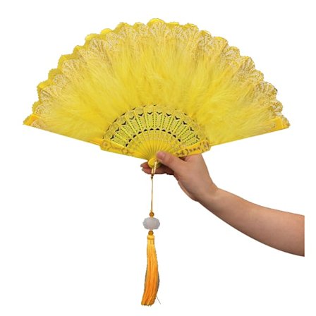 1920-tals Vintage Flapper Handfläkt i Stil för Maskerad Dans