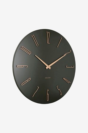 Karlsson - Seinäkello Esmerado Large - Vihreä - Seinäkellot & pöytäkellot - - Homeroom