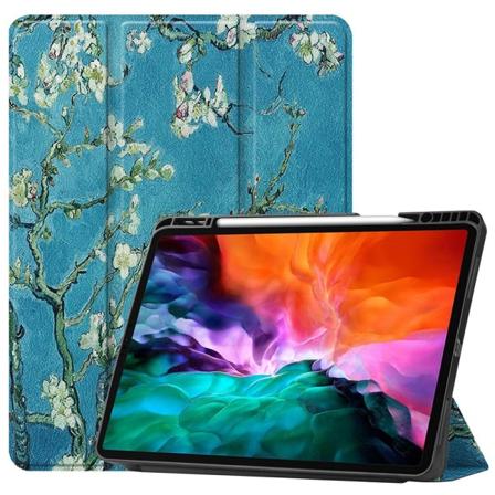 iPad 12.9" Pro 2021 kolminkertainen jalusta tablettikotelon kans Green