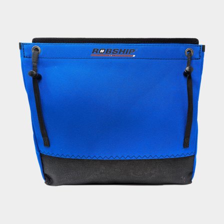 Sac à drisses Robship Essential Rope Bag Azul Real Medium, acrylique protégé UV, 36 x 32 x 10 cm, bleu marine + bouchons de fixation