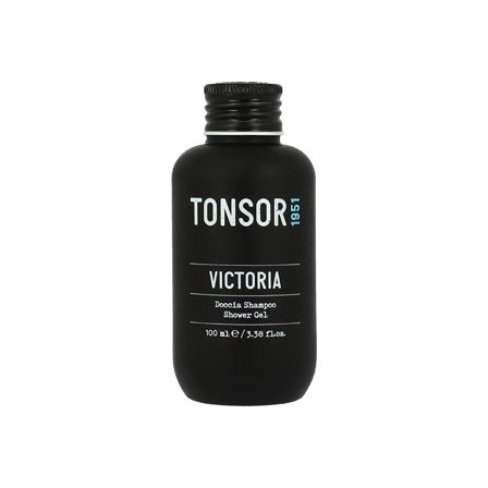 TONSOR1951 Cura dei Capelli Victoria- Shampoo, Corpo & Barba 100ml Uomo - Shampoo Nutriente