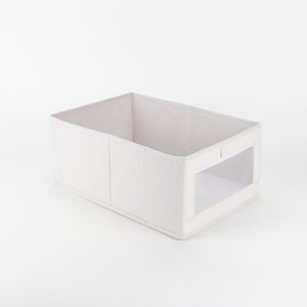 Söt tyg låda hopfällbar förvaringslåda tyg förvaringslåda garderob klädförvaringslåda, skåp garderob förvaringslåda