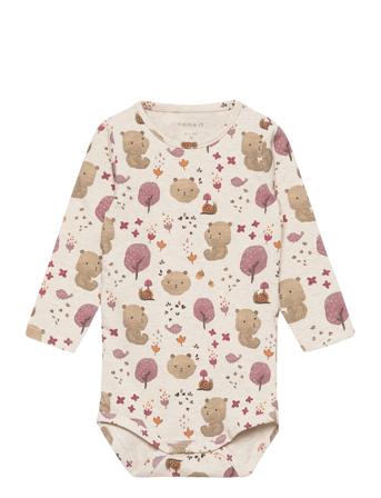 Nbflascha Ls Body Bodies Long-sleeved Cream Name It