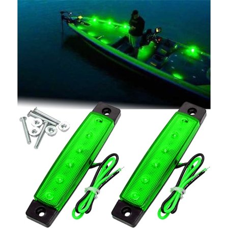 2 Pakkaa LED-Sisävalaistusta Veneille, Ohut Nauhavalo Käyttöön Sopiva Kohteliaisuusvalaistus Ohjaamon Valot Navigointivalo