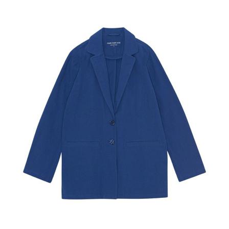 Moshi Moshi Mind True Shirt Blazer Blå, Dame