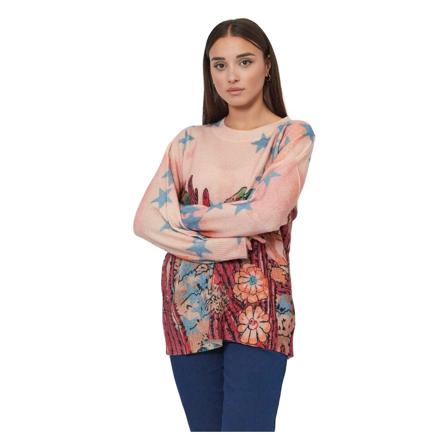 Silvian Heach Round-neck Strik Rød, Dame Striktrøjer