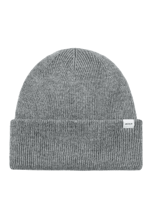 LES DEUX Wayne Wool Beanie Accessoarer Herr Grå ONESIZE