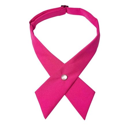 Cross Bowtie Skjorta Slips ROSE RED