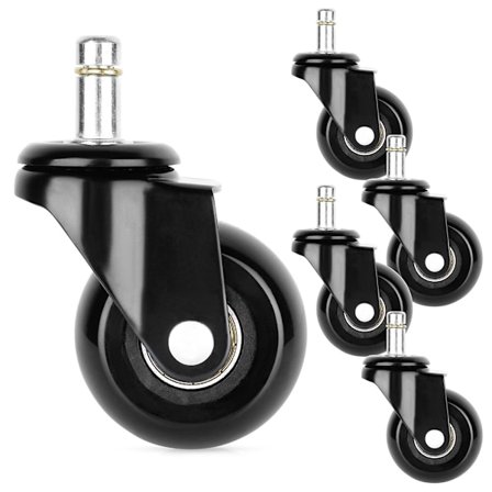 IKEA lænestol hjul gummi 5 cm / 10 mm 5 stk.