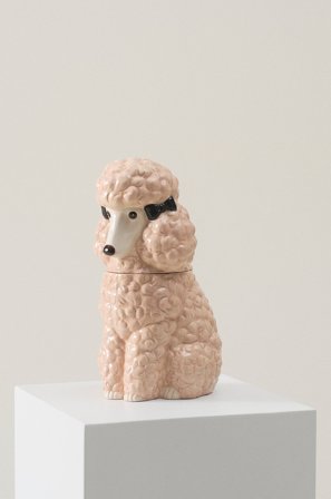 Jotex - Dekorasjonskrukke Med Lokk Beige - ULLA - Kjøp Pynteting hos Jotex