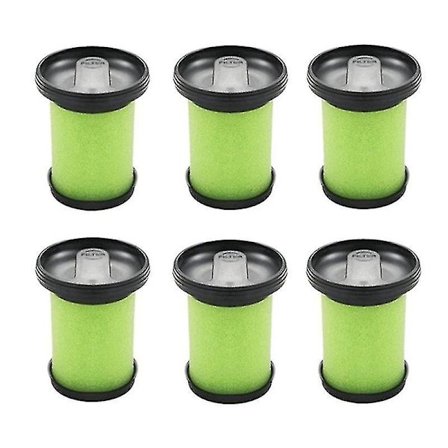 6-pack filterdelar till Gtech Multi Mk2 sladdlös dammsugare Hy