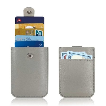 ID Kreditkortshållare Plånböcker GRÅ