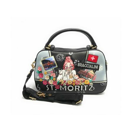 Braccialini, Handbag B23Br 27 B16802 Zwart, Dames, Maat:ONE Size