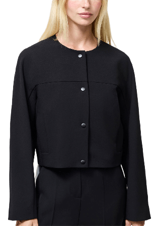 French Connection Jaiden Tailored Cropped Jacket Jackor Dam Svart S