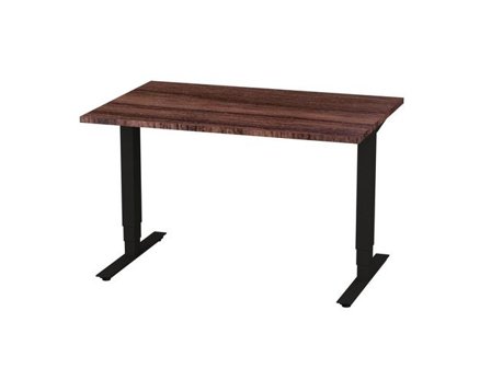 deNord Design Bord höj/sänk Pro 1200x800 valnöt/svart - Lyreco - Kontorsmöbler och inredning - Bord och hurtsar - Skrivbord - Höj/sänkbar