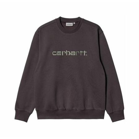 Carhartt Wip, Sweatshirts Bruin, Heren, Maat:S,Katoen