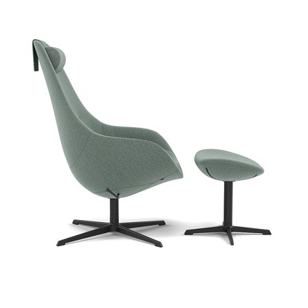 Varier Furniture Kokon - Green Wool - Black base
