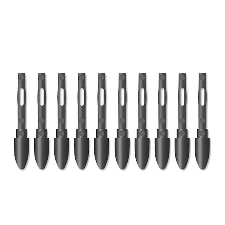 10 stk. erstatningspennespisser for PN05 Stylus Pen-spiss for PW500 PW507 Q620M HS611 Kamvas Pro 16/12/13 Kamvas 20