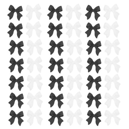 100 st Rosett Nagelkonst DIY Berlocker Harts Manikyrdekorationer Delikata Rosett Nagelberlocker